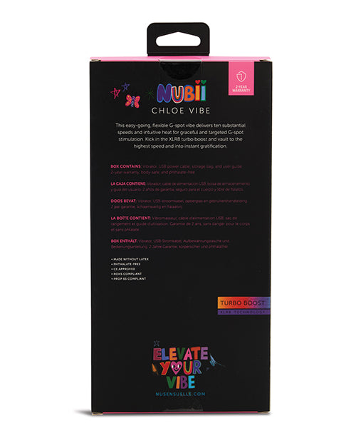Nu Sensuelle Chloe Nubii G-Spot Vibe w/Turbo & Heat - Purple