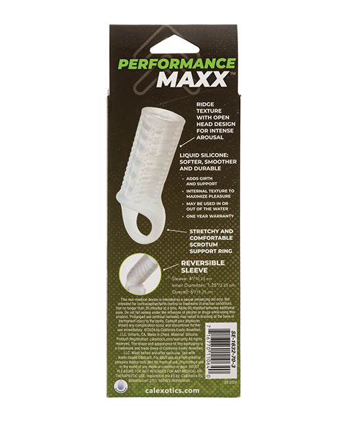 Performance Maxx Liquid Silicone Sleeve - Clear