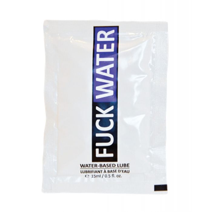 Fuck Water H2O Foil Lubricant Water Based Glycerin Free 0.3 Oz