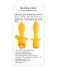 Afbeelding laden in Galerijviewer, Selopa Mellow Yellow Vibrating Plug - Yellow
