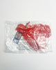 Carregar imagem no visualizador da Galeria, Lace Panty w/Heart Cut Out Back &amp; Pearl Chain Detail - Red XL
