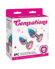 Carica l'immagine nel visualizzatore Galleria, Gemsations 2 pc 2.75" &amp; 3.25" Chrome Anal Training Set - Rainbow
