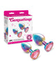 Carica l'immagine nel visualizzatore Galleria, Gemsations 2 pc 2.75" &amp; 3.25" Chrome Anal Training Set - Rainbow
