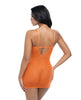 Bild in den Galerie-Viewer laden, Presley Lace Babydoll w/G-String 2 pc Set - Dragon Fire Orange S/M
