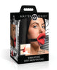 Load image into Gallery viewer, Master Series Vibrating Sissy Mouth Gag - Red
