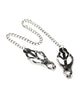 Load image into Gallery viewer, Master Series Tyrant Spiked Clover Nipple Clamps - Silver

