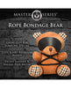 Załaduj obraz do przeglądarki galerii, Master Series Rope Teddy Bear Plush
