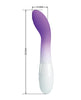 Lataa kuva gallerian katseluohjelmaan, Pretty Love Bishop Vibrator - Purple Ombre
