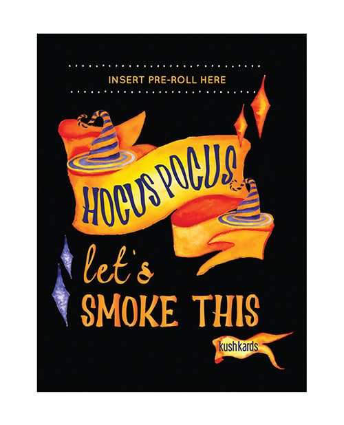 Halloween Hocus Pocus Greeting Card With Matchbook Smoky