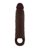 Load image into Gallery viewer, Shaft Flexskin Liquid Silicone 8.8" Vibrating Sheath - Mahogany
