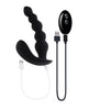 Load image into Gallery viewer, Evolved Bead Me Up Curved Anal Vibrator w/Remote Control - Black
