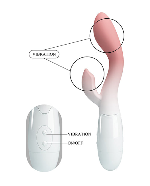 Pretty Love Brighty Vibrator G Spot Stimulation Dual Clitoral Vibe Pink Ombre