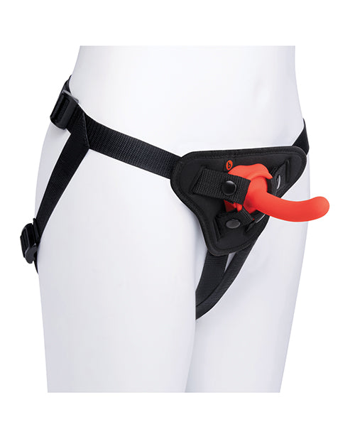 b-Vibe Beginner's Strap-On Harness Set - With 5” Silicone Dildo Peg