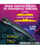 Lataa kuva gallerian katseluohjelmaan, Creature Cocks Tentavibe Silicone Vibrator
