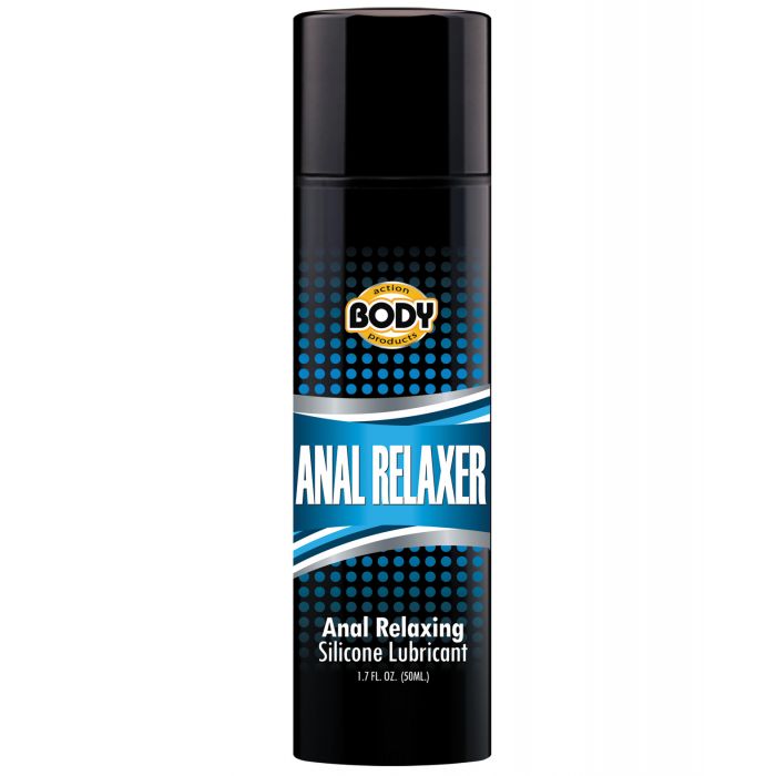 Body Action Anal Relaxer Silicone Lubricant 1.7 Oz Pump Bottle