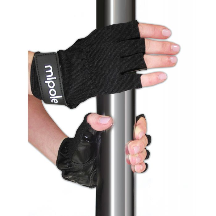 MiPole Dance Pole Gloves (Pair) Small - Black