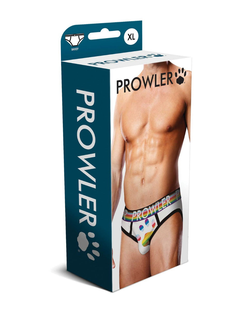 Prowler Oversized Paw Brief - White/Multi XL