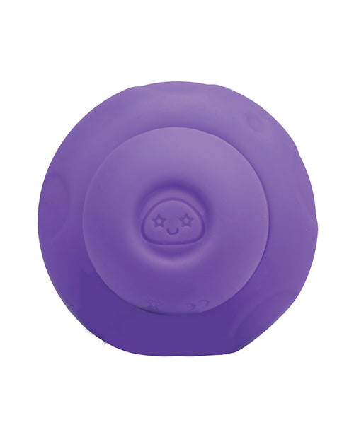 Mochi Mushroom Vibe Purple Silicone Palm Sized Waterproof Rechargeable