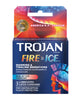 Carregar imagem no visualizador da Galeria, Trojan Fire And Ice Condoms Dual Action Lubricated Latex Box Of 3
