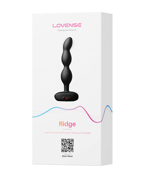 Lovense Ridge Noppiger Analplug - Schwarz