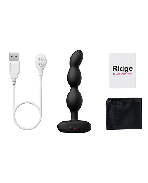 Lovense Ridge Noppiger Analplug - Schwarz