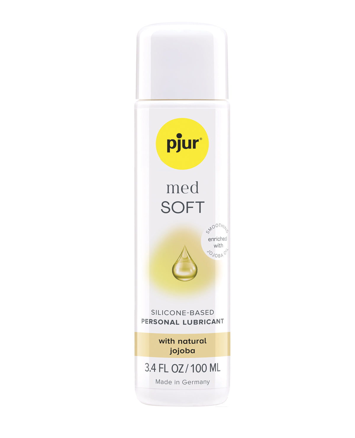 Pjur Med Lubricante Personal de Silicona Soft Glide - Botella de 100 ml