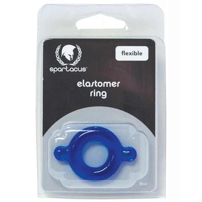 Spartacus elastomeer penisring - blauw
