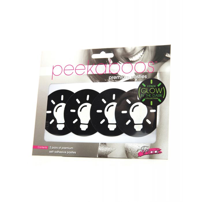 Peekaboos Glow in the Dark Light Bulb - Pack of 2