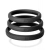 Cargue la imagen en el visor de la galería, Kit de 3 anillos Perfect Fit Xact Fit L/XL - Negro
