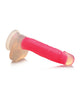 Load image into Gallery viewer, Curve Toys Lollicock 7" Glow In The Dark Silicone Dildo w/Balls - Pink
