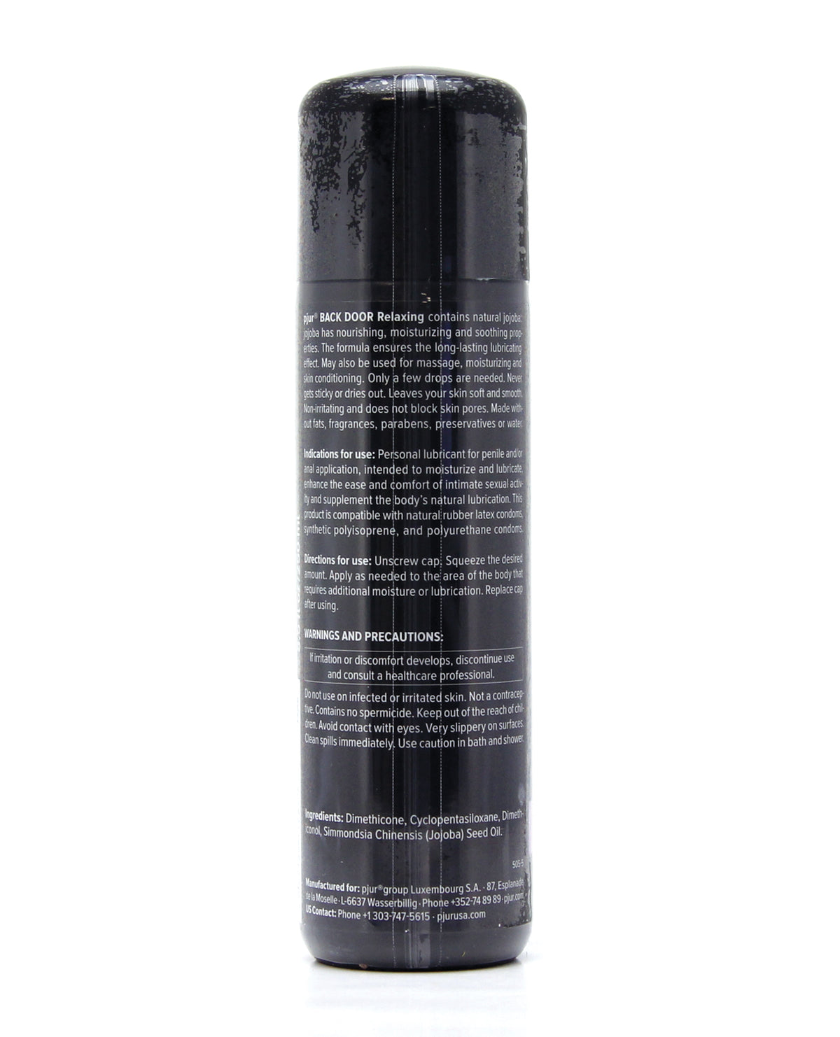 Pjur Lubrifiant Personal Siliconic Anal Back Door - Sticlă de 250 ml