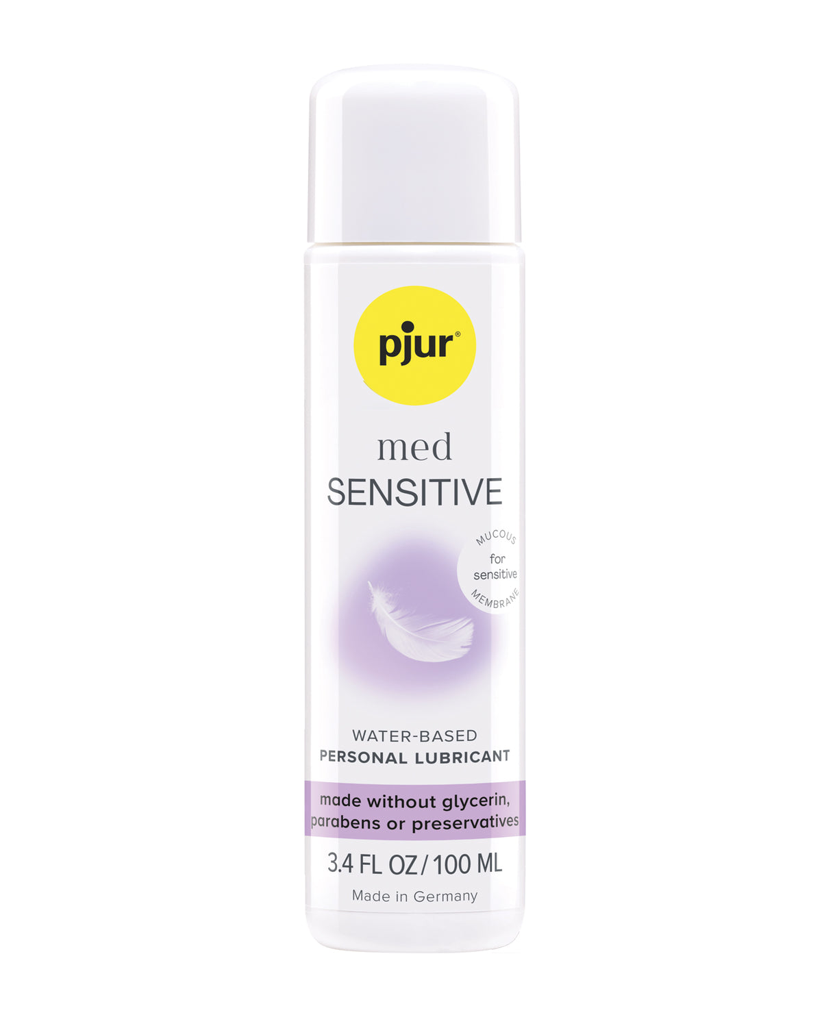 Pjur Med Lubrifiant Personnel Hydraté Sensible à Base d'Eau - Flacon de 100 ml