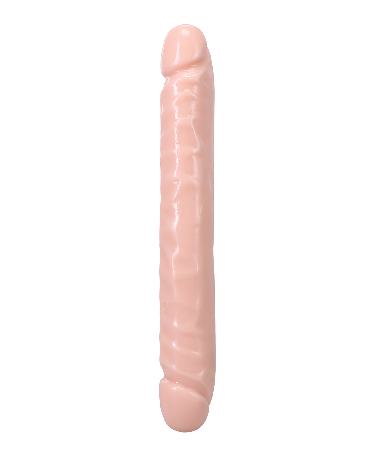 12 Inch Jr Double Header White Dildo With Dual Heads And Veined Shaft