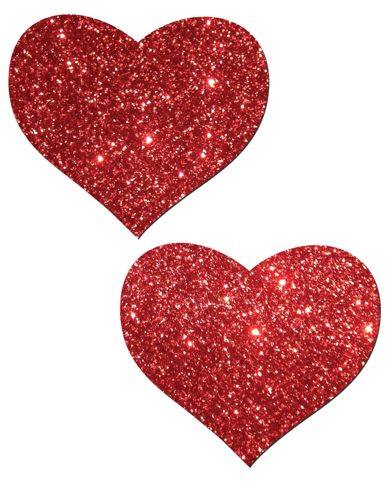 Pastease Glitter Heart - Red O/S