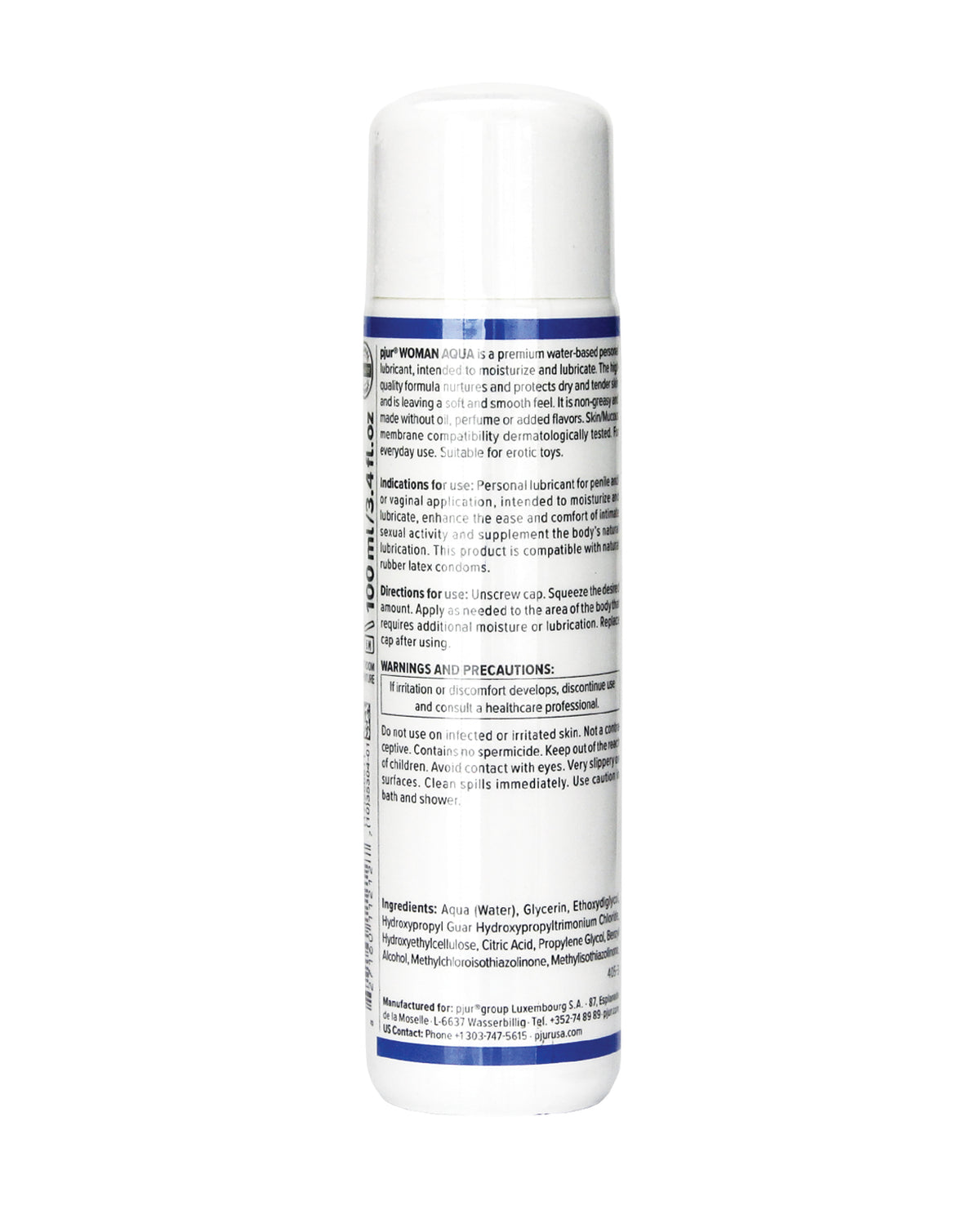 Pjur Woman Aqua Water Based Personal Lubricant - 100 ml Bottle Pjur Woman Aqua Water Based Personal Lubricant - 100 ml Bottle