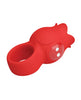Carica l&#39;immagine nel visualizzatore Galleria, Pretty Love Jae Floral Ring Finger Vibrator - Red
