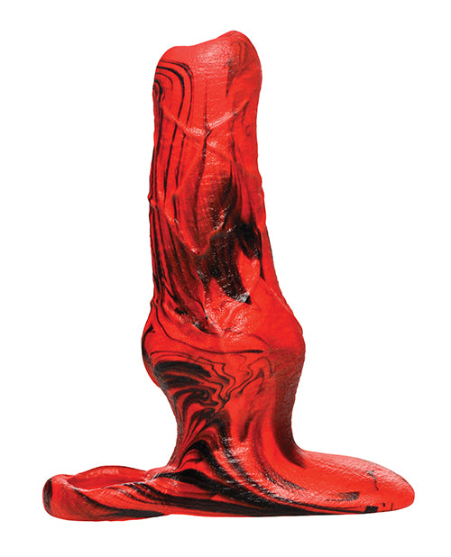 Creature Cocks Hellhound Silicone Penis Enhancer Red Black