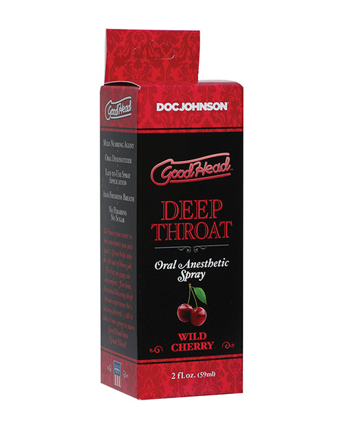 GoodHead Throat Spray Wild Cherry Numbing For Deep Oral