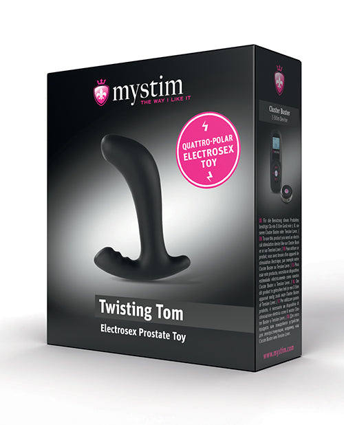 Mystim Twisting Tom With E Stim Technology Black Edition