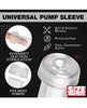 Indlæs billede i gallerifremviser, Size Matters Universal Pump Sleeve - Clear
