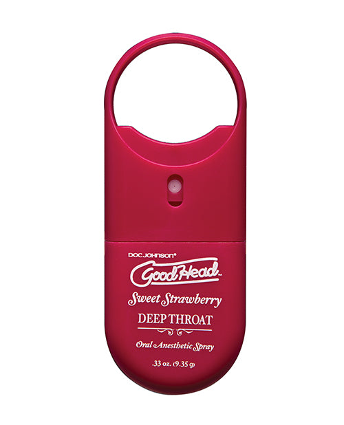 GoodHead Deep Throat Spray To Go Strawberry Enhances Oral Pleasure
