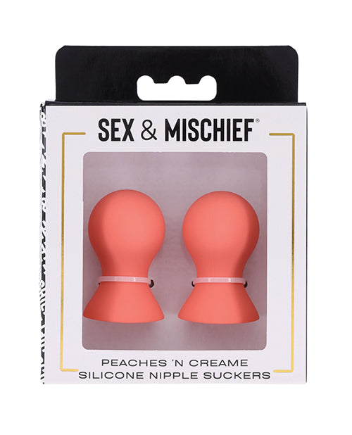 Load image into Gallery viewer, Sex &amp; Mischief Peaches &#39;n CreaMe Silicone Nipple Suckers
