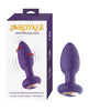 Load image into Gallery viewer, The Royale Rotating Anal Plug - Purple
