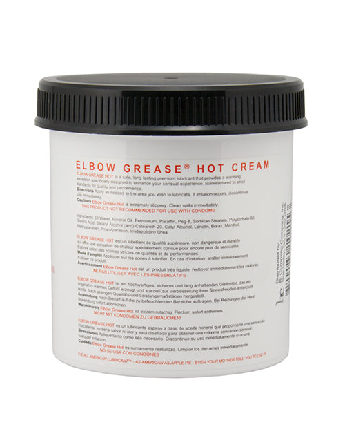 Load image into Gallery viewer, Elbow Grease Hot Cream - 15 oz Jar
