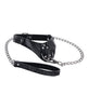 Load image into Gallery viewer, Sportsheets Velvet Noir Collar &amp; Leash - Black
