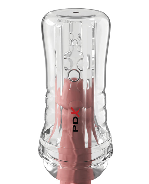 PDX Elite ViewTube See-Thru EZ-Grip Stroker Clear Version