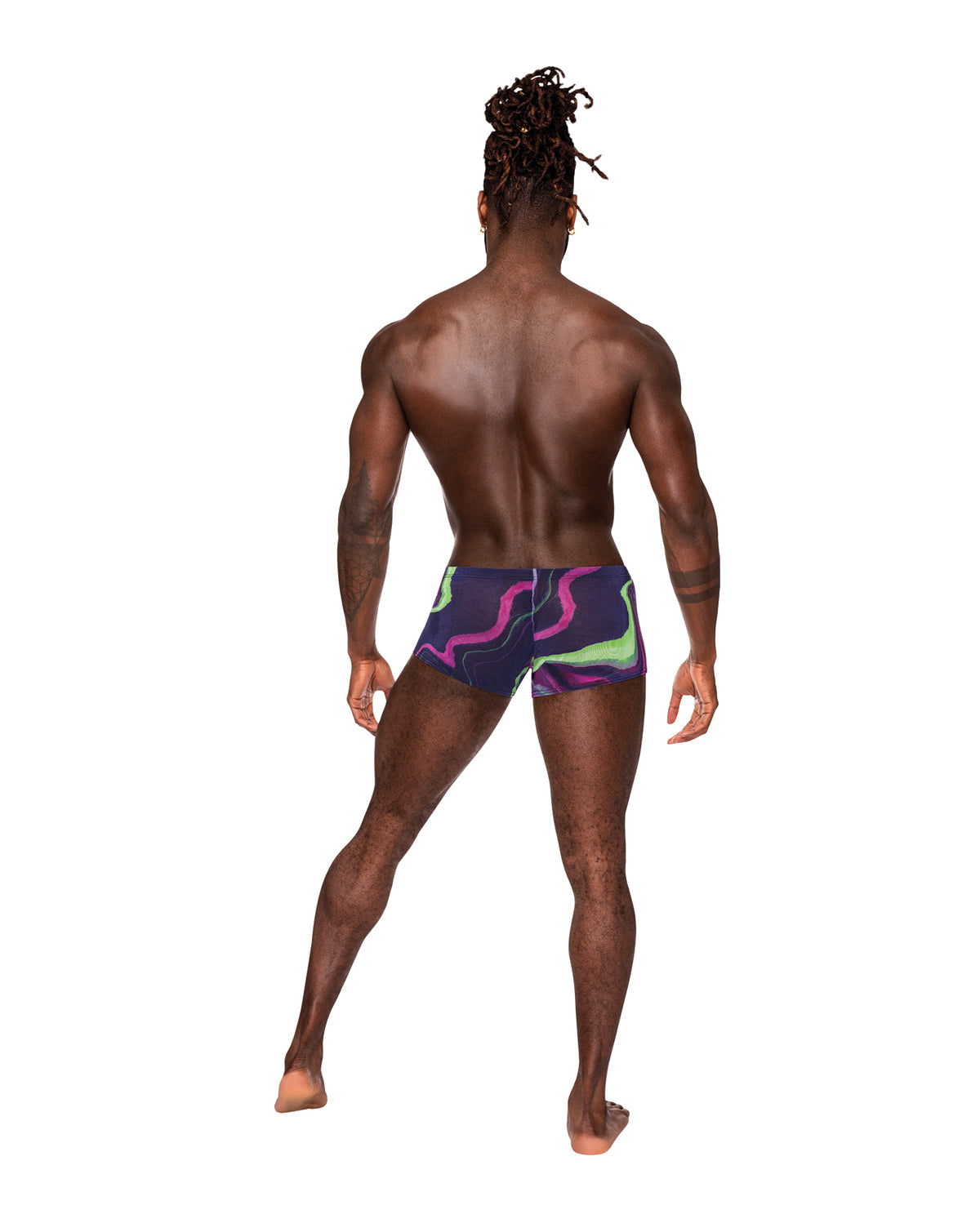 Galactic Sheer Micro Mesh Mini Short Multi Color LG