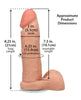 Load image into Gallery viewer, Realistic 8" ULTRASKYN Cock w/Balls - White
