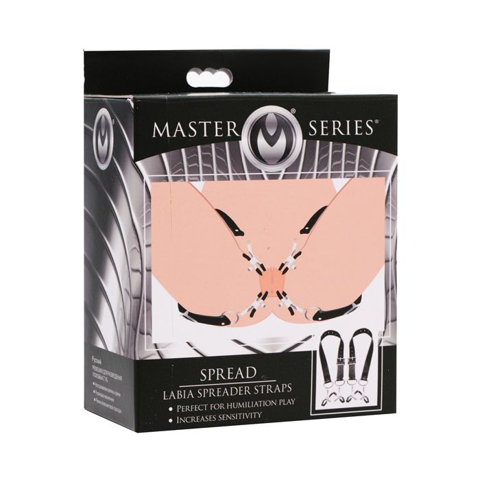 Master Series Labia Spreader With Clamps For Intense Fetish Play