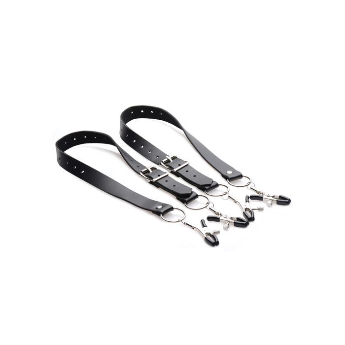 Master Series Labia Spreader With Clamps For Intense Fetish Play